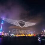 Фееричное шоу от Genesis: смотрим небесную презентацию в Китае (видео)