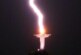 Молния ударила в голову статуи Христа в Рио-де-Жанейро