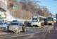 В Иркутске трамвай устроил массовое побоище на дороге (видео)