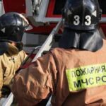 В Тульской области при пожаре на стоянке сгорели 13 автомобилей