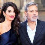 Беременная двойней Амаль Клуни посетила премьеру фильма в платье с разрезом |  Корреспондент