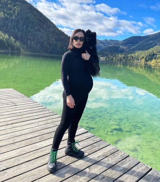 Беременная Ольга Серябкина рассказала, как приняла располневшее тело | Корреспондент