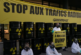 Французский Greenpeace протестует против вывоза радиоактивных отходов в Сибирь