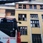 В центре Нижнего Новгорода загорелся трехэтажный дом — РИА Новости, 28.11.2021