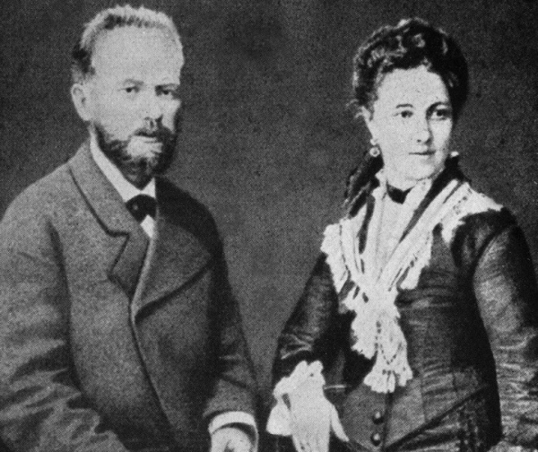 Чайковский и его жена Антонина