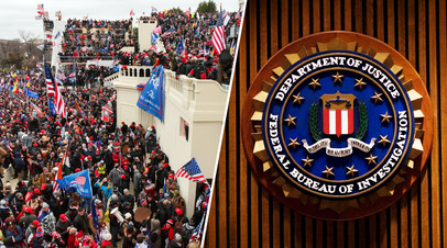Беспорядки в Вашингтоне 6 января / символика ФБР